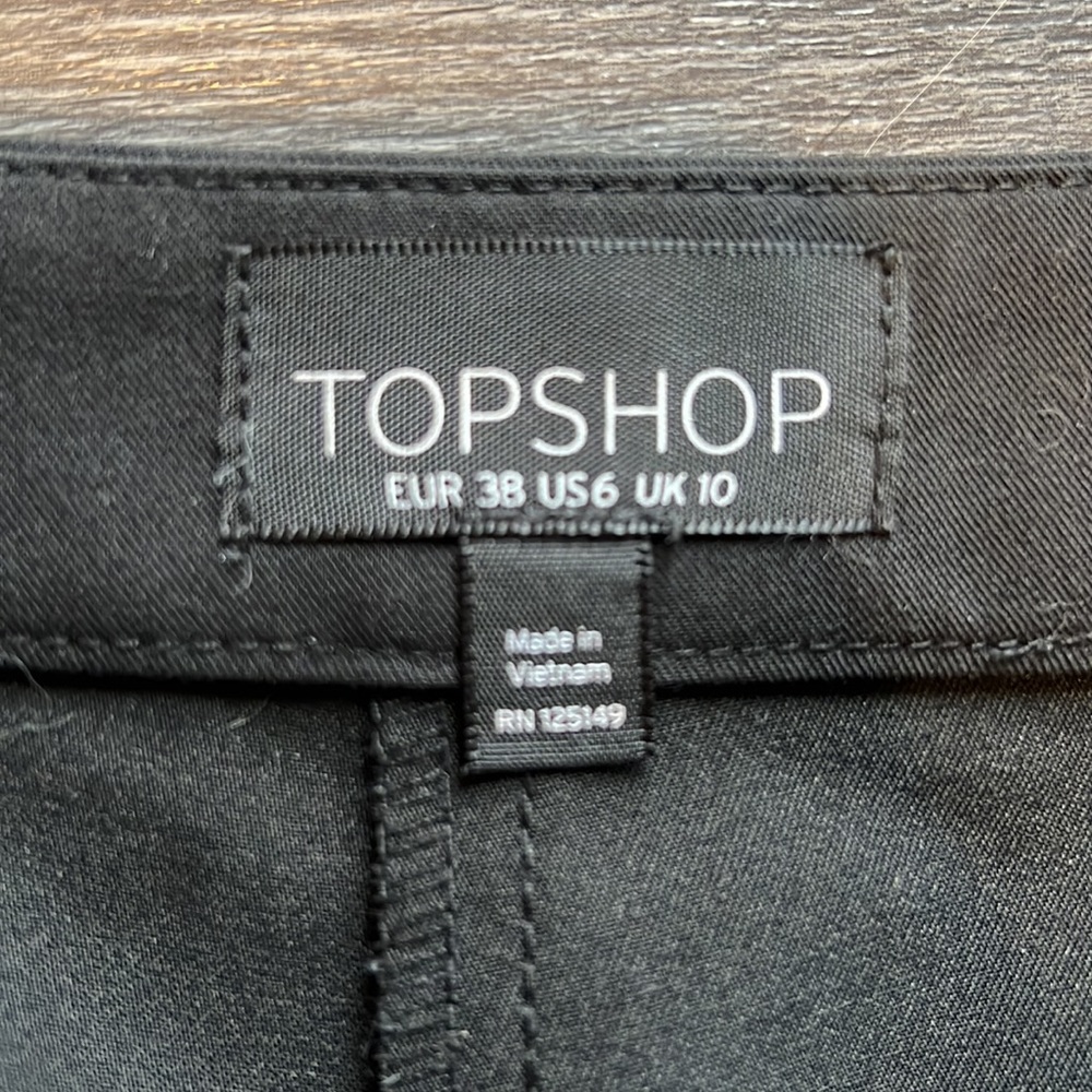 Topshop Black Dress Pants - Picture 3 of 4